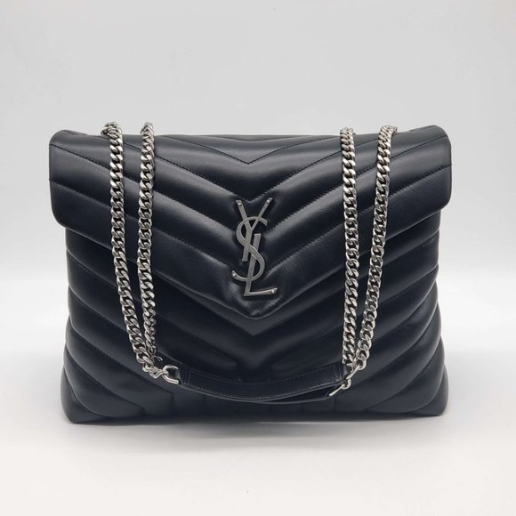 Yves Saint Laurent Handbags - 100% Authentic Yves Saint Laurent YSL LouLou Medium Matelasse Shoulder Bag